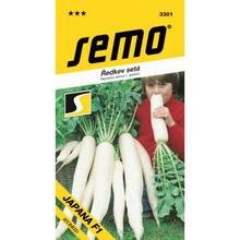 Semená reďkvy dlhej bielej Japana F1 od SEMO.