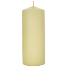 Hladký ecru valec sviečka 60x150