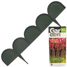 Zatĺkacia obruba IKRA GARDEN LINE v tmavo zelenej farbe.