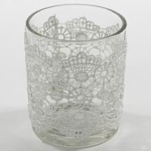 Pohár s krajkou, 6,2x7,3 cm