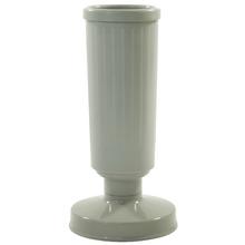 Šedá váza so záťažou 30 cm.