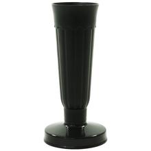 Čierna váza so záťažou, výška 32 cm.