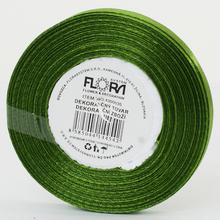 Zelená saténová stuha 6mm/20m.