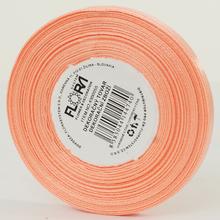 Satenová stuha v marhuľovej farbe, šírka 6 mm, dĺžka 20 m.