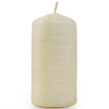 Jednofarebná ecru sviečka DRAPANA