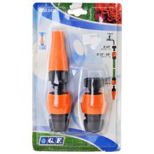 Sada 4-dielna na zavlažovanie s oranžovými prvkami.