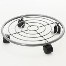 Podložka na kolieskach pod kvetináč, 35 cm, kovová.