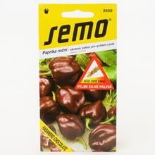 Semená papriky ročnej Habanero Chocolate od SEMO.
