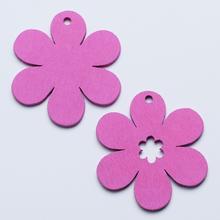 Mini kvietky v svetlofialovej farbe, 5 cm, balenie po 20 kusoch.