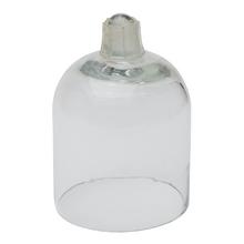 Pohár sklo k svietniku, 5 kusov.