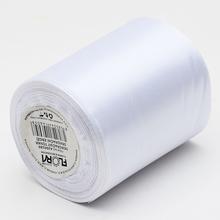 Biela saténová stuha 64mm/10m