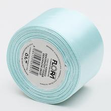 Satenová stuha modrej farby s šírkou 38 mm a dĺžkou 10 m.