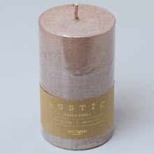 RUSTIC METALIC sviečka v ružovom zlate