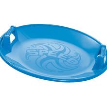 Modrý klzák SPEED s dvoma úchytmi.