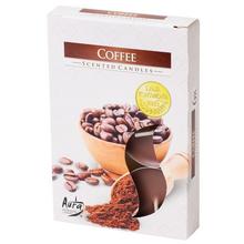 Sviečky s vôňou kávy v balení 6 kusov.