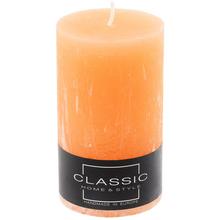 Rúžová jednofarebná sviečka RUSTIC CLASSIC VAL.70/120