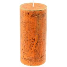 Oranžová sviečka RUSTIC LOFT