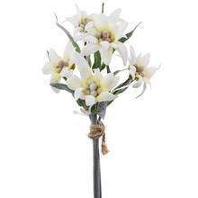 Umelé kvety poniklec biely 23 cm