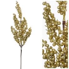 Zlatý konár s bobuľami, 44 cm