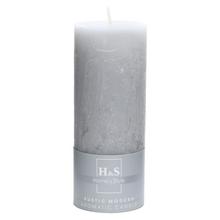 Sivá rustikálna moderná sviečka