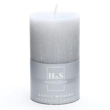 Sivá rustikálna moderná sviečka