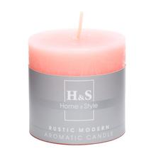 Ružová aromatická sviečka Rustic Modern.