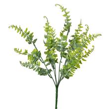 Umelý zápich papraďa v zelenej farbe, 40 cm.