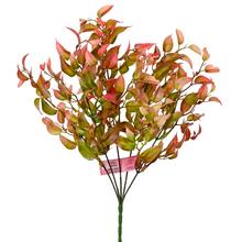 Umelé kvety - zápich lístky červené 35 cm.