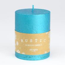 RUSTIC METALIC VAL.7x9 TYRKYS sviečka