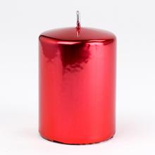 Červená sviečka LUSTRO VAL.7X10