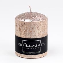 Ružová vianočná sviečka BRILLANTE MET.VAL.70/90.