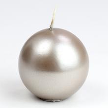 Guľa sviečka v champagne farbe, priemer 60 mm.