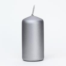 Sivá jednofarebná sviečka MAT.METAL VAL.40/80.