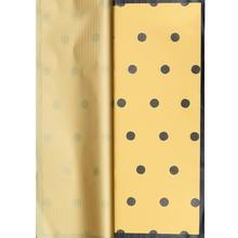 Fólia bal. papier s hnedými bodkami, 60x60 cm.