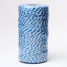 Šnúra farby tyrkysová a biela, 2mm x 100m.