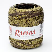 Raphia tmavé drevo 200m