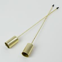 Zlaté bodce na kónické sviečky, sada 2 kusy.