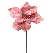 Ružová umelá poinsettia