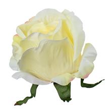 Umelá kvetina - hlava krémovej ruže.