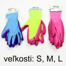 Rukavice mix vzor v rôznych farbách a veľkostiach.