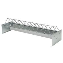 Krmítko pre hydinu s mriežkou, 70 cm dlhé.