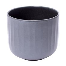 Obal Bagua v šedej farbe, keramický kvetináč.