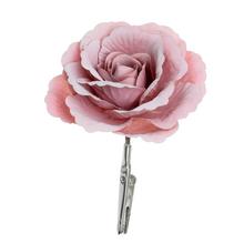 Umelá ruža štipec fialovoružová