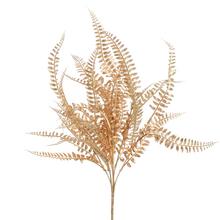 Zápich papraď v zlatej farbe s výškou 42 cm.