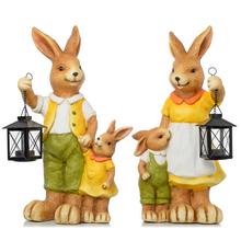 Keramický zajačik s lampášom