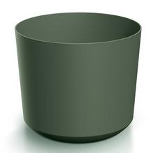 Zelený okrúhly obal na kvety.