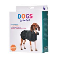 Pršiplášť pre psov v čiernej farbe.