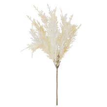 Biely zápich trávy s dĺžkou 32 cm.