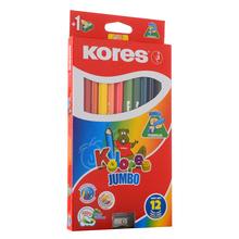 Balenie pasteliek Jumbo trojhranných so strúhadlom, 12 kusov.