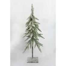 Umelý stromček na podstavci s výškou 65 cm.